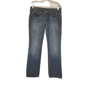 True‎ Religion Jeans Womens  "Johnny" Washed Denim Thick Stitch Vintage 30 X 32